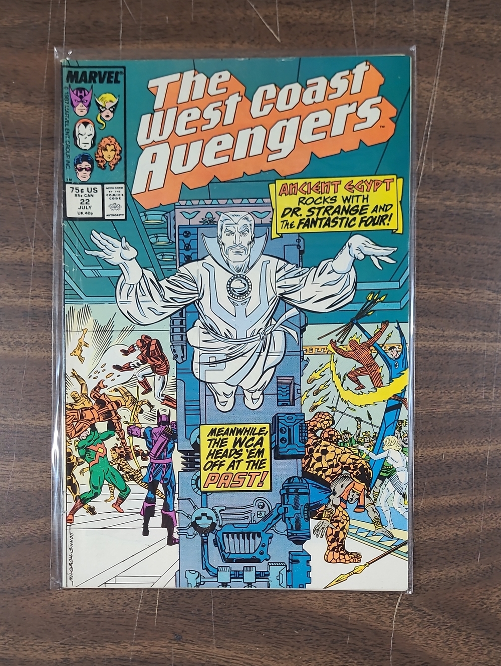 Marvel The West Coast Avengers Comic Book - #22 July 1987